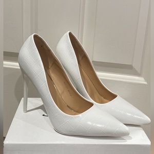 White stiletto